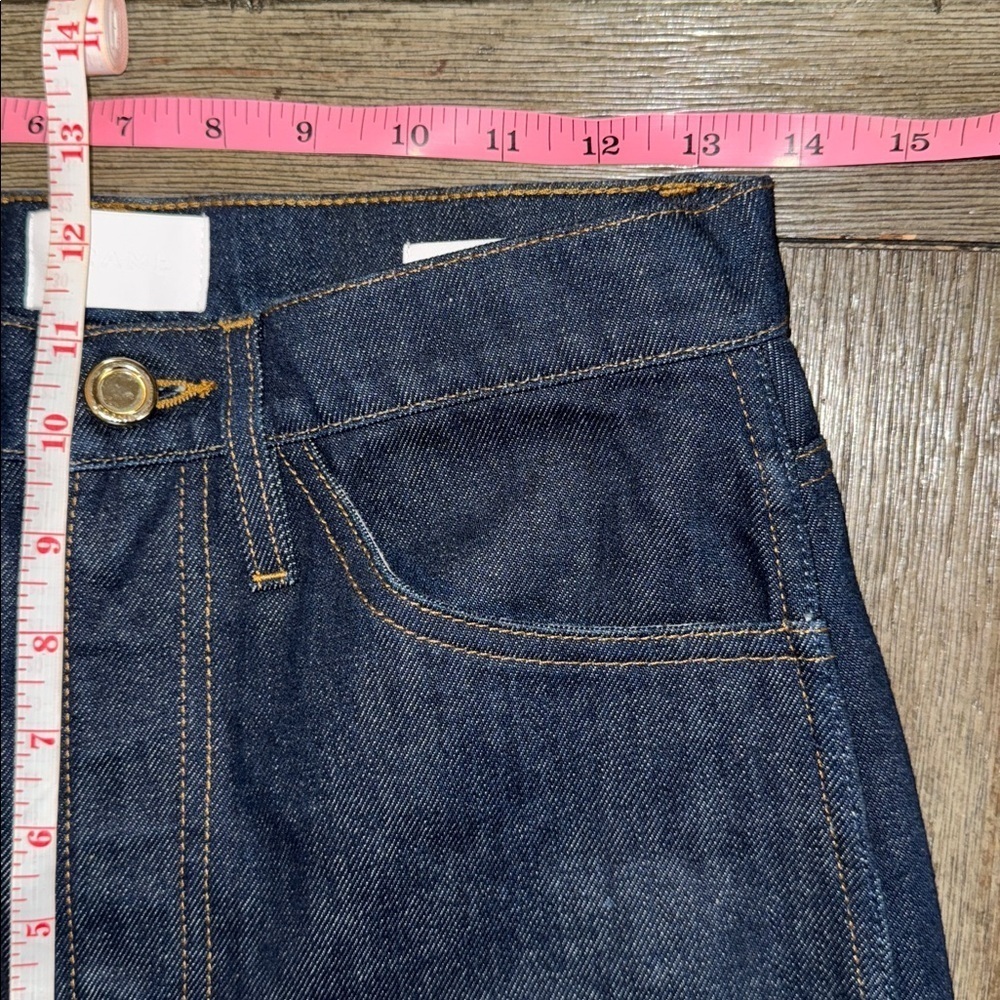 Frame Le Italien True Straight High Rise Jeans Rinse - Picture 12 of 13